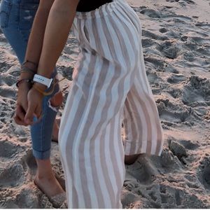 Striped Flowy Pants